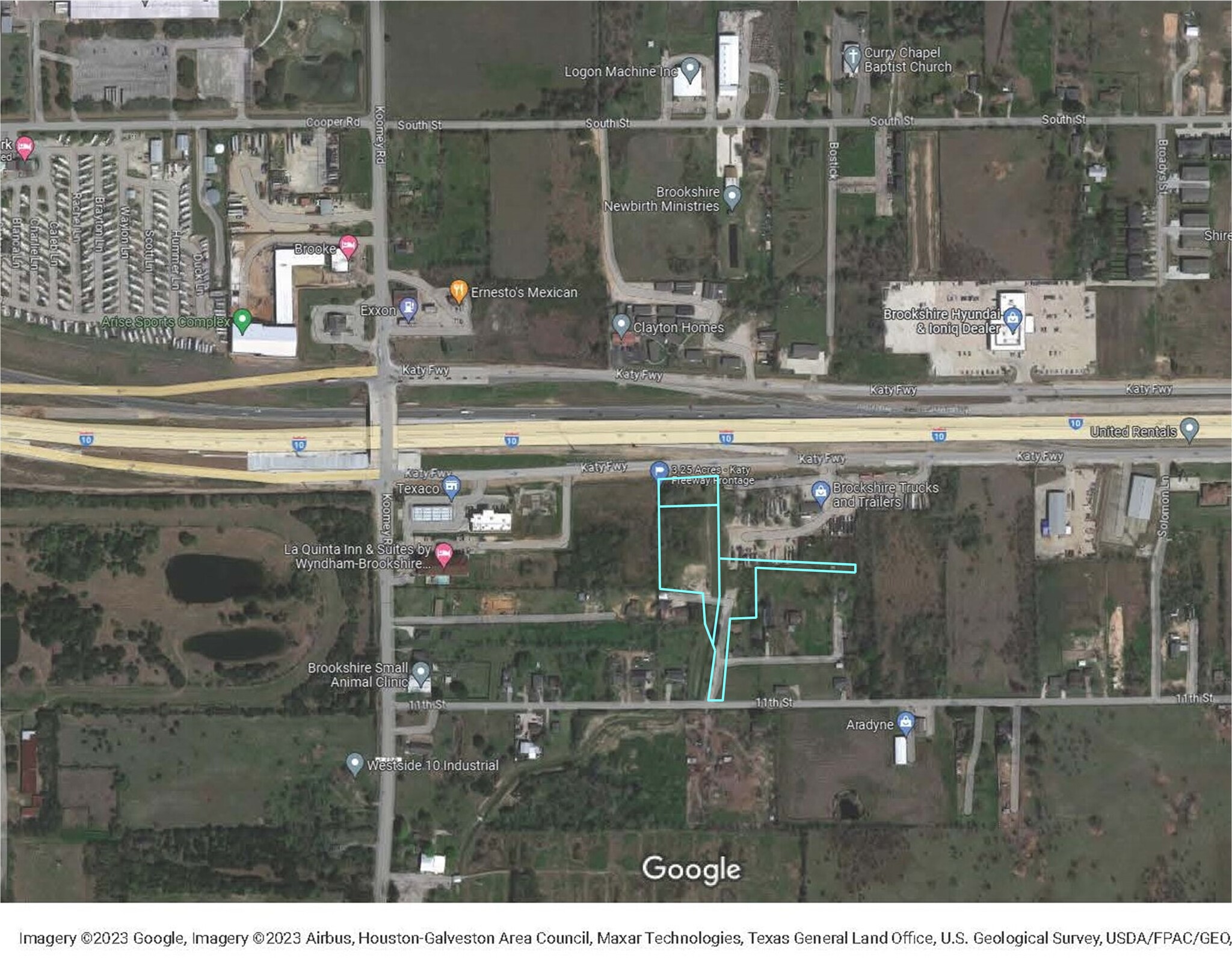 I-10 & FM 1489, Brookshire, TX for Sale