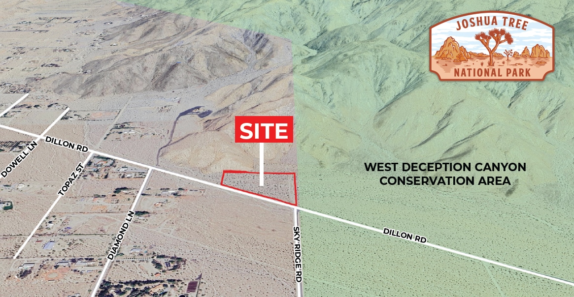 Dillon Rd @ Sky Ridge Road, Sky Valley, CA for Sale