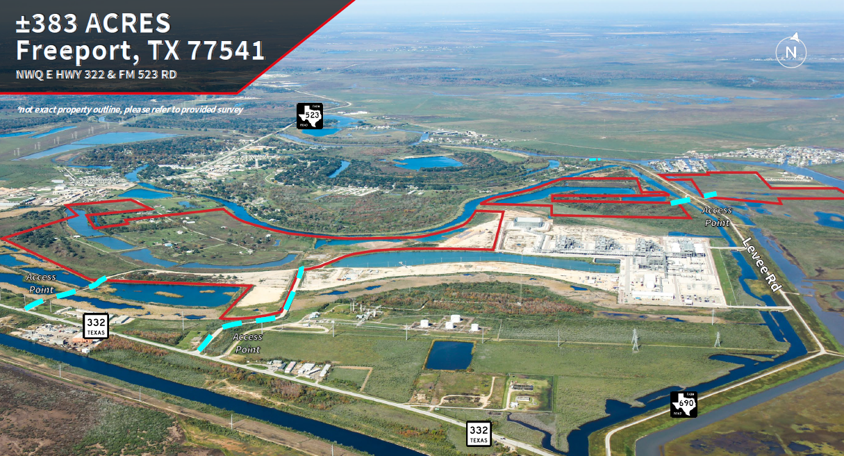 NWQ E HWY 322 & FM 523 RD, Freeport, TX for Sale