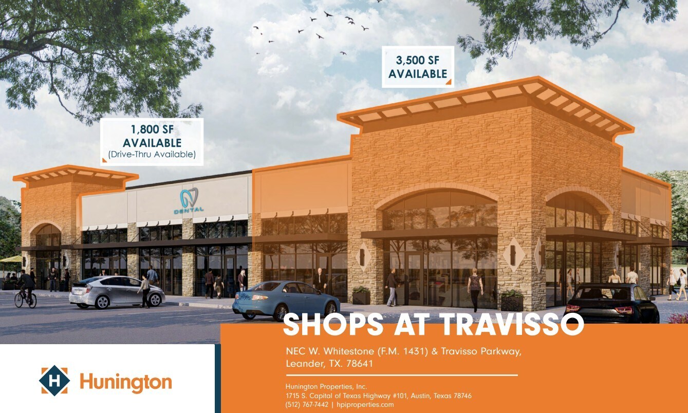 NEC W. Whitestone (F.M. 1431) & Travisso Parkway, Leander, TX for Rent