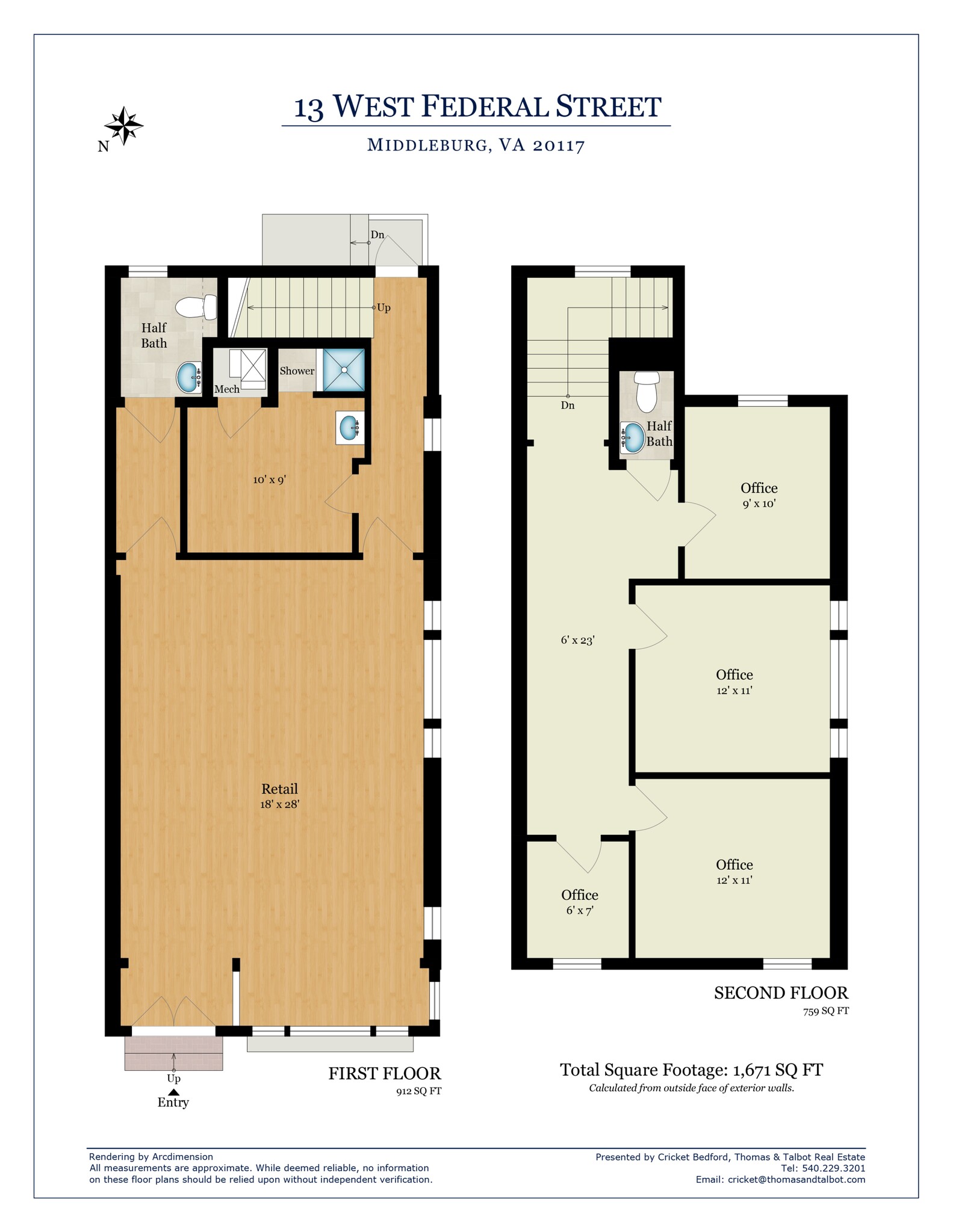 1-13 W Federal St, Middleburg, VA for Rent