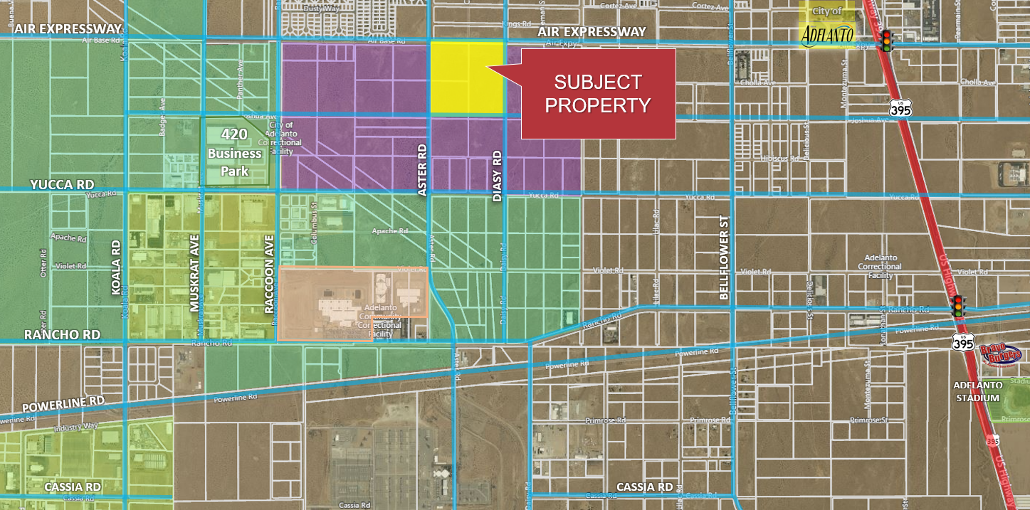 Air Expressway Blvd @ Daisy, Adelanto, CA for Sale