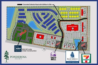 Howe, TX Commercial Land - US-75 & Ponderosa Rd