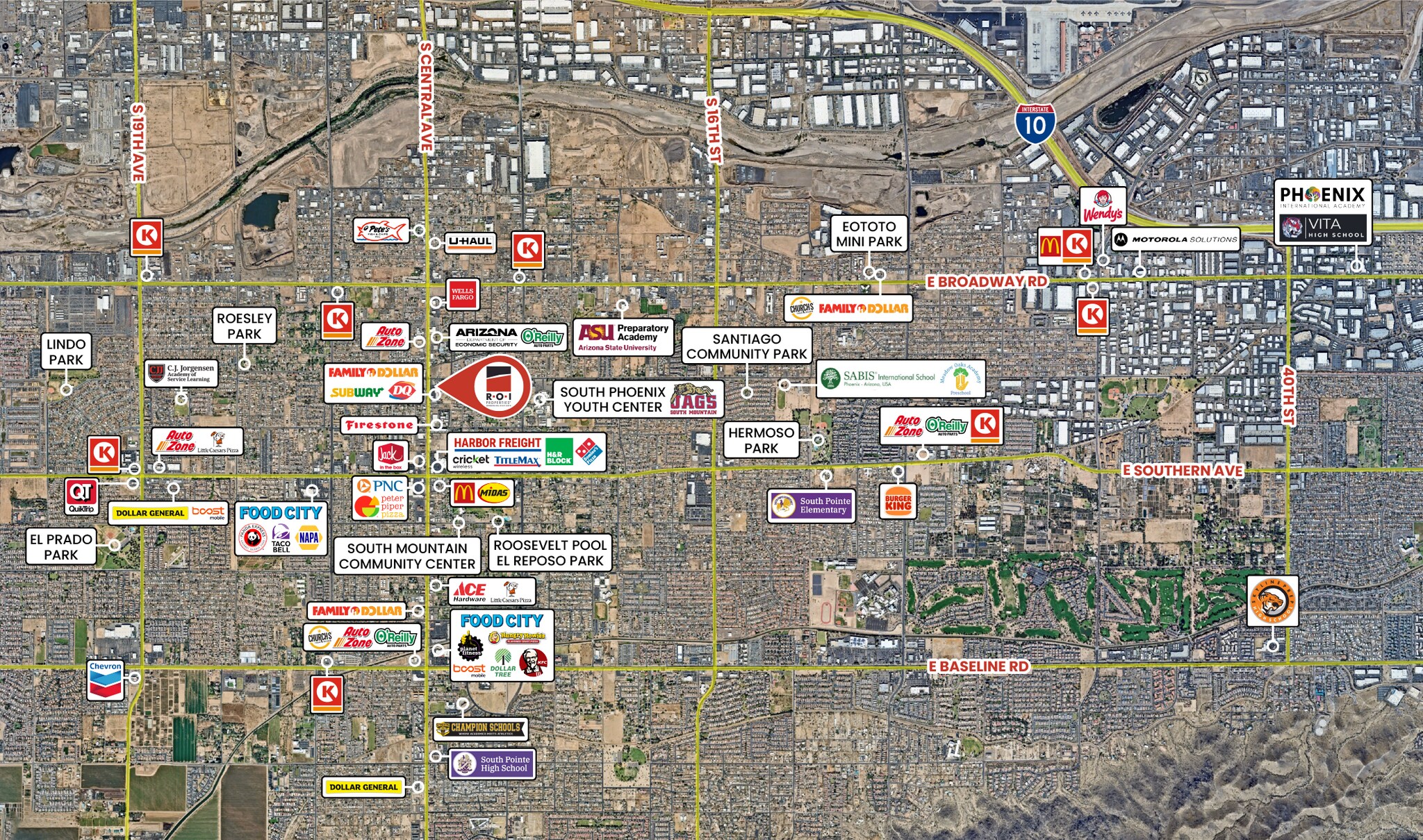5217-5233 S Central Ave, Phoenix, AZ for Rent