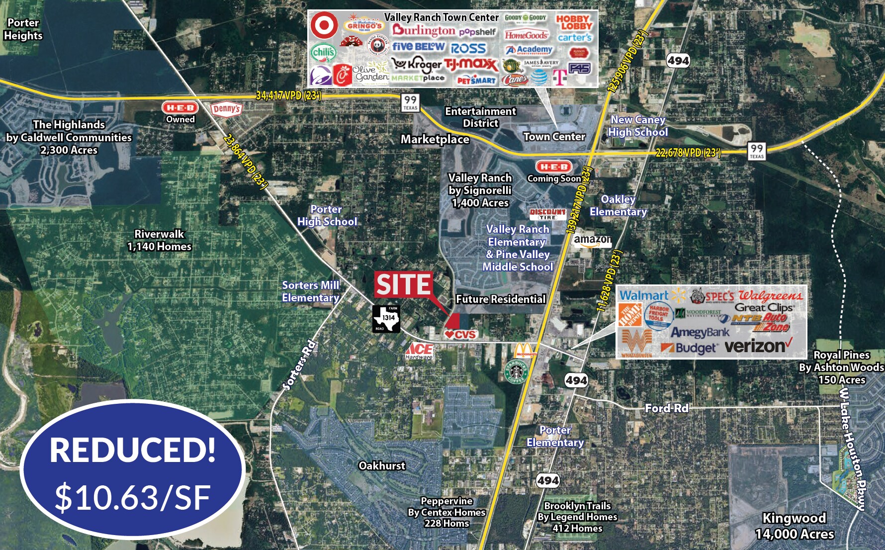 0 Valley Ranch Pkwy Pkwy, Porter, TX for Sale