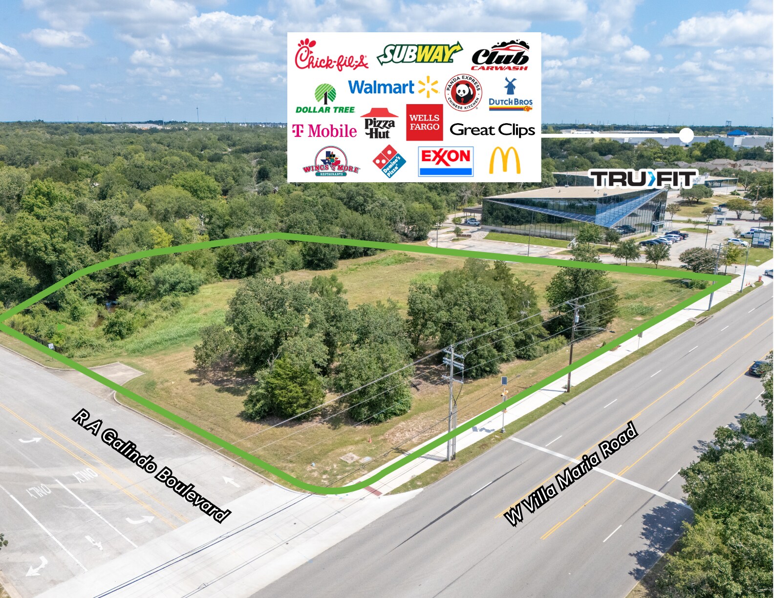 NEC of R A Galindo Parkway & West Villa Maria rd, Bryan, TX for Sale