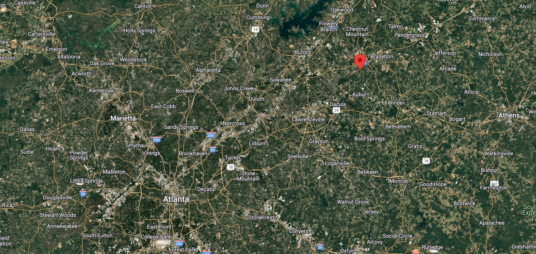 GA Hwy 124 & 1268 Evans Rd, Hoschton, GA for Sale
