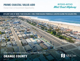 Newport Beach, CA Retail - 6700-6710 West Coast Hwy