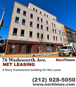 New York, NY Office/Medical - 74-76 Wadsworth Ave