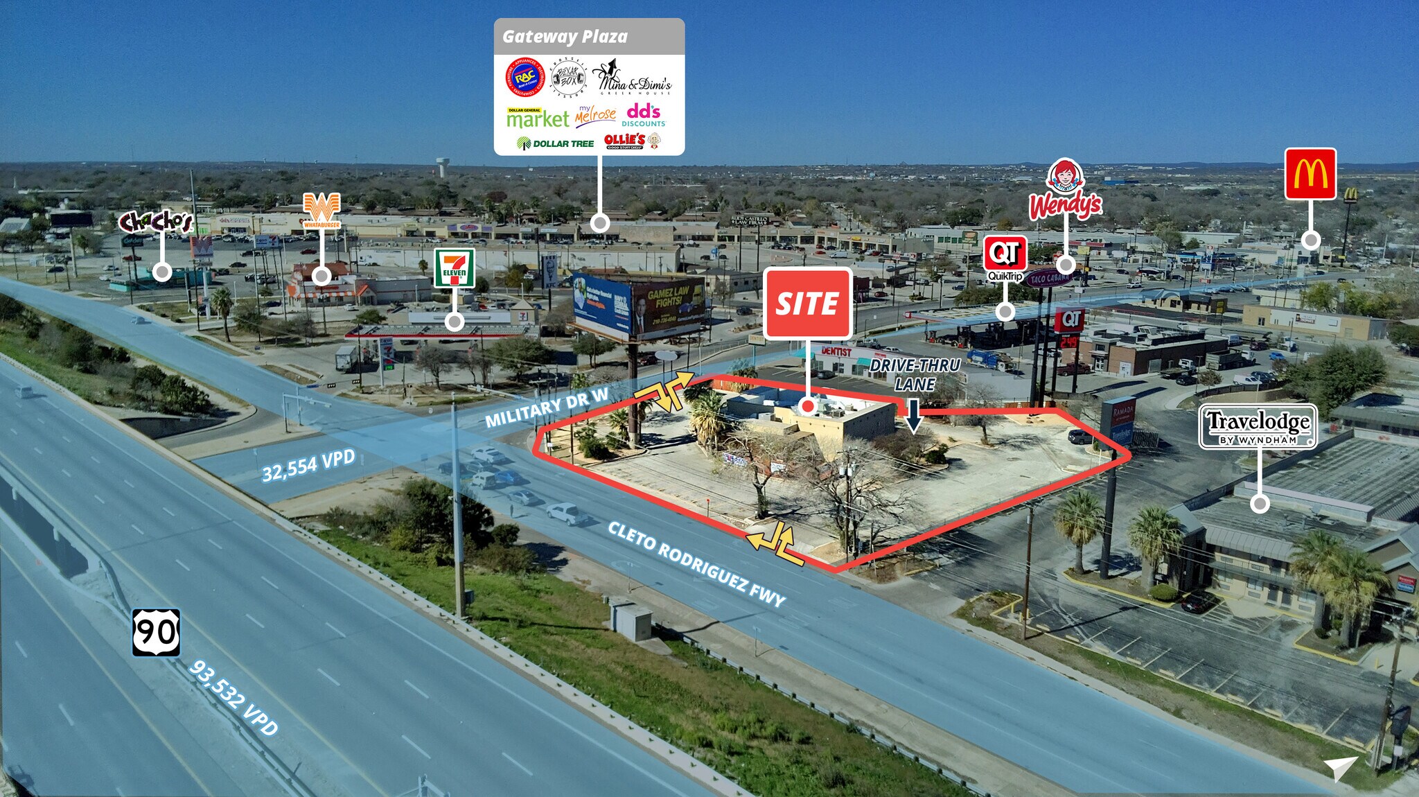 6867 W US Hwy 90, San Antonio, TX for Rent