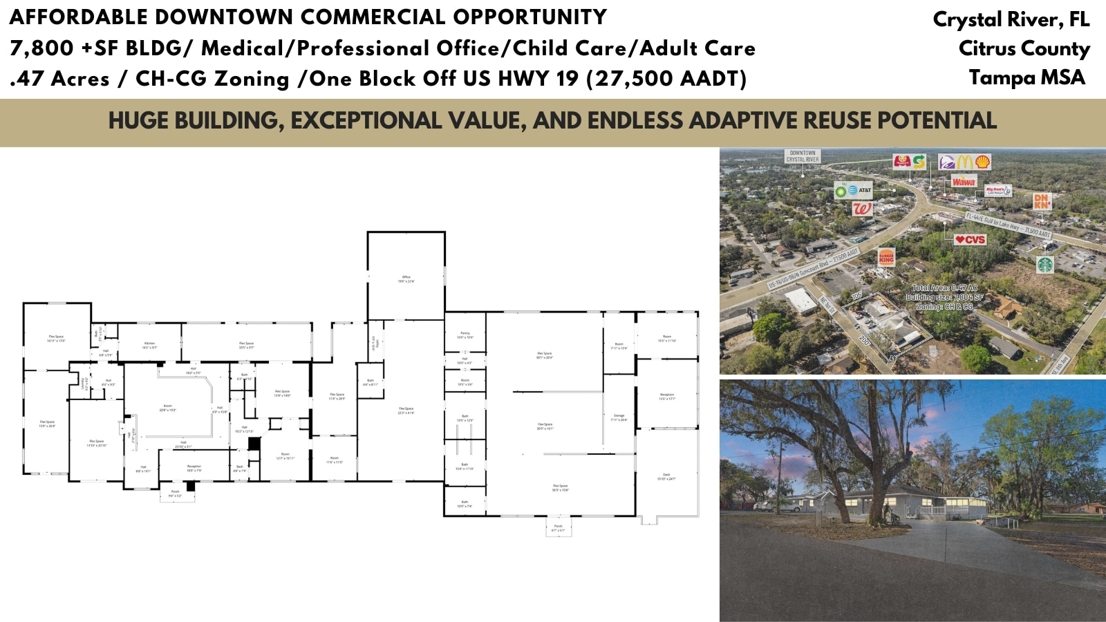 639 NE 1st St, Crystal River, FL for Sale