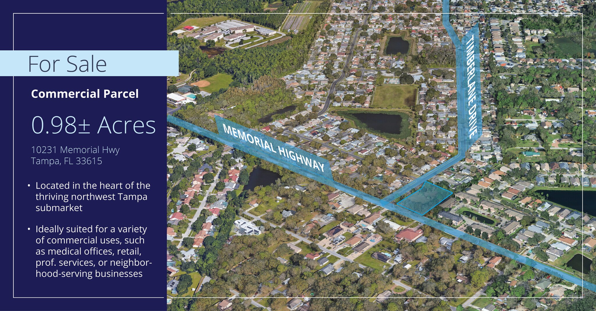 10231 Memorial Hwy, Tampa, FL for Sale