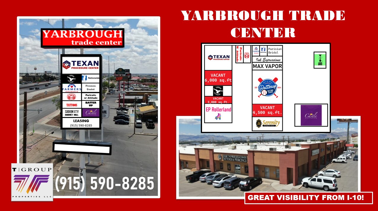 7924-7934 W Gateway Blvd, El Paso, TX for Rent