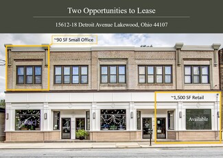 Lakewood, OH Office, Retail - 15612-15618 Detroit Ave