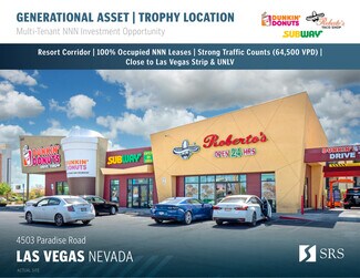 Las Vegas, NV Storefront - 4503 Paradise Rd