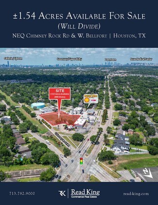 Houston, TX Commercial Land - NEC W Bellfort & Chimney Rock Rd