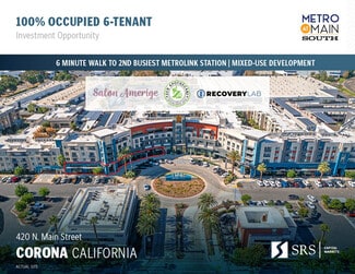 Corona, CA Storefront Retail/Office - 420 N Main St