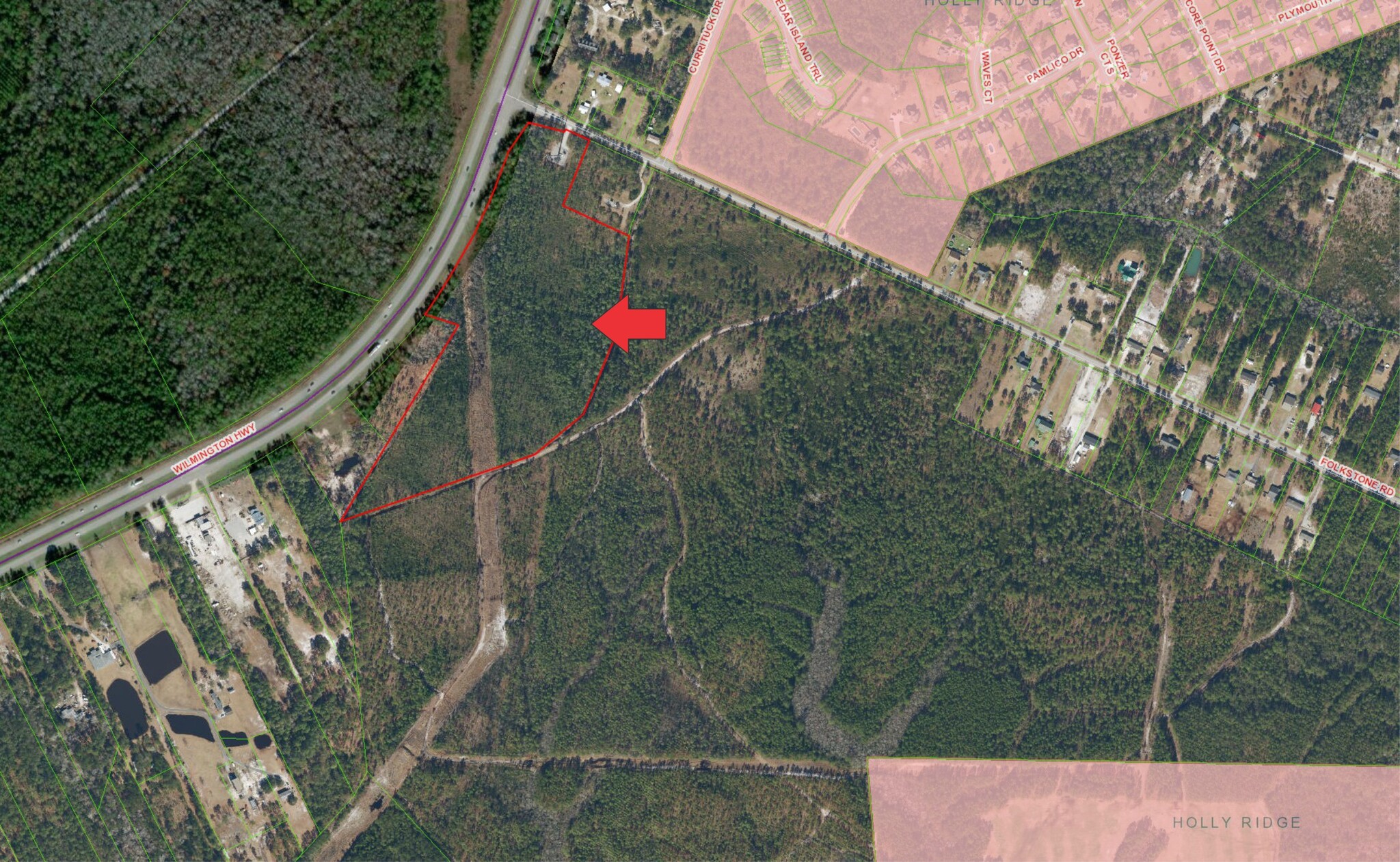 US 17 & SR 1532 Wilmington Hwy, Holly Ridge, NC for Sale