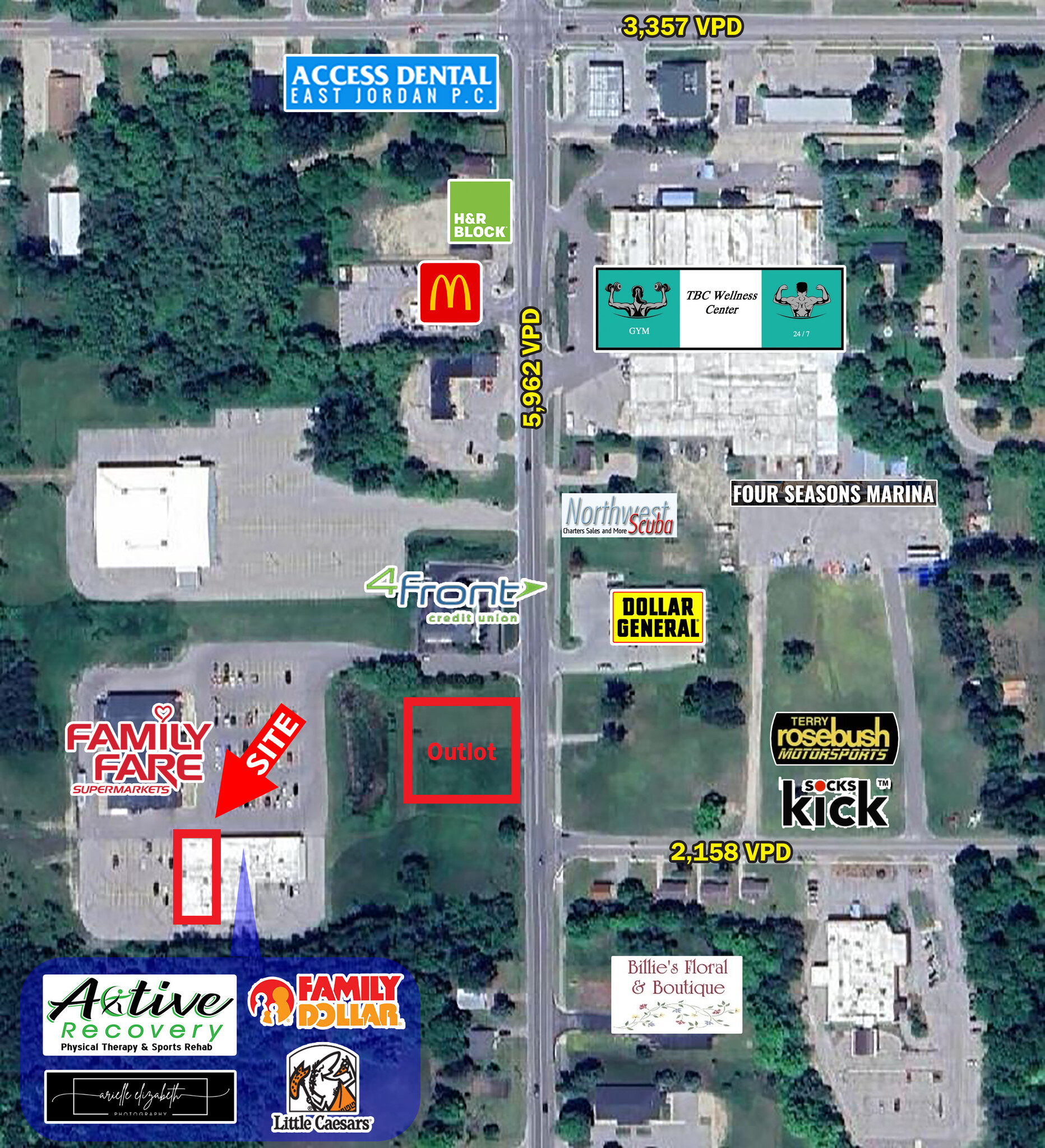 250 Lake St, East Jordan, MI for Rent