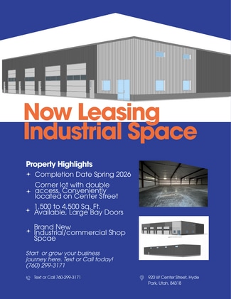 Hyde Park, UT Industrial - 920 W Center St
