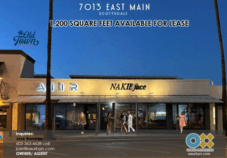 Scottsdale, AZ Storefront - 7013 E Main St