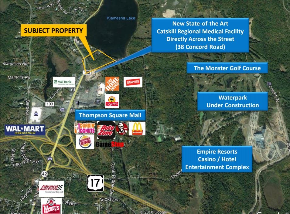 Route 42 @ Concord Road, Monticello, NY for Sale