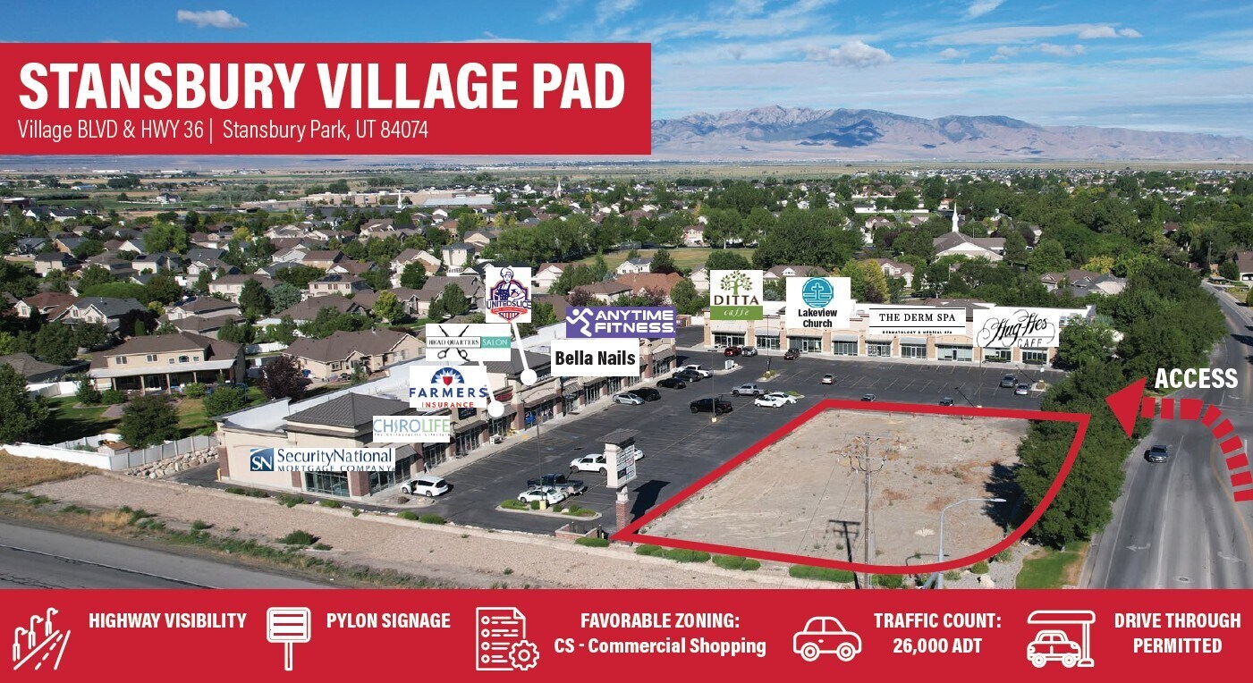 Village Blvd & Hwy 36, Stansbury Park, UT for Sale