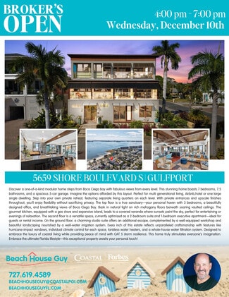 Gulfport, FL Residential Income - 5659 Shore Blvd S