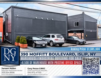 Islip, NY Warehouse - 390 Moffitt Blvd