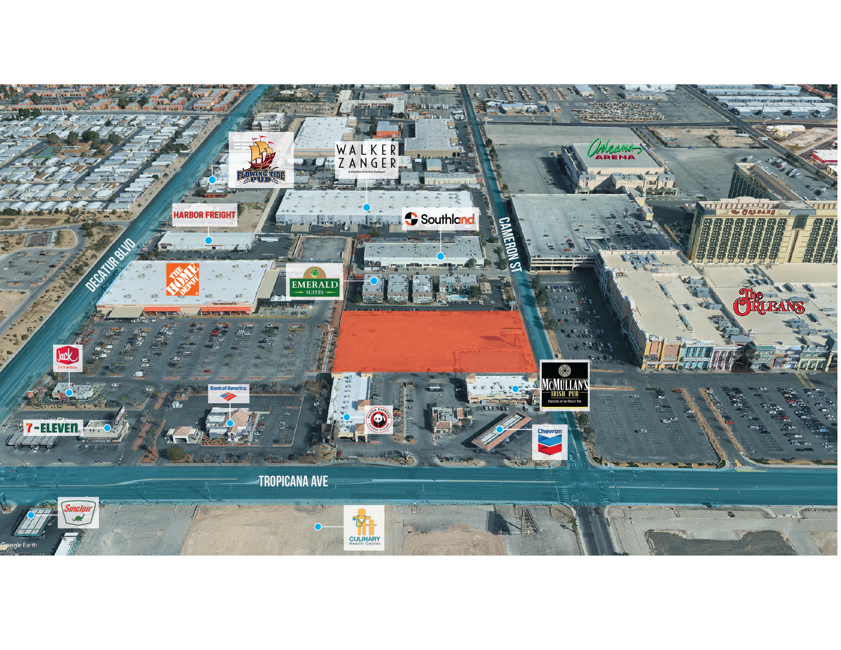 Tropicana Ave @ Cameron St., Las Vegas, NV for Sale