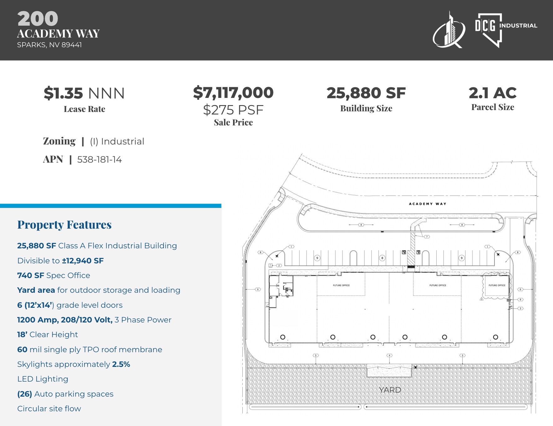 200 Academy Way, Sparks, NV for Sale