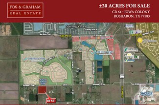 Rosharon, TX Commercial Land - CR 64