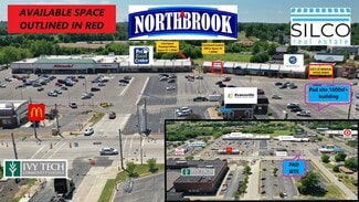Evansville, IN Office/Medical, Office/Retail, Retail - 3710-3748 N 1st Ave