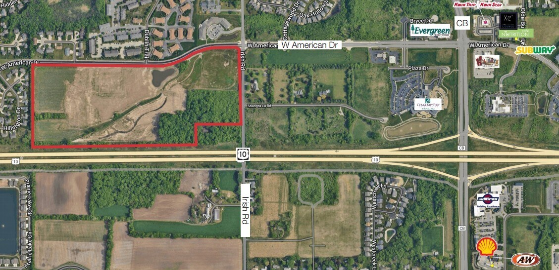 American @ Irish Rd, Neenah, WI for Sale
