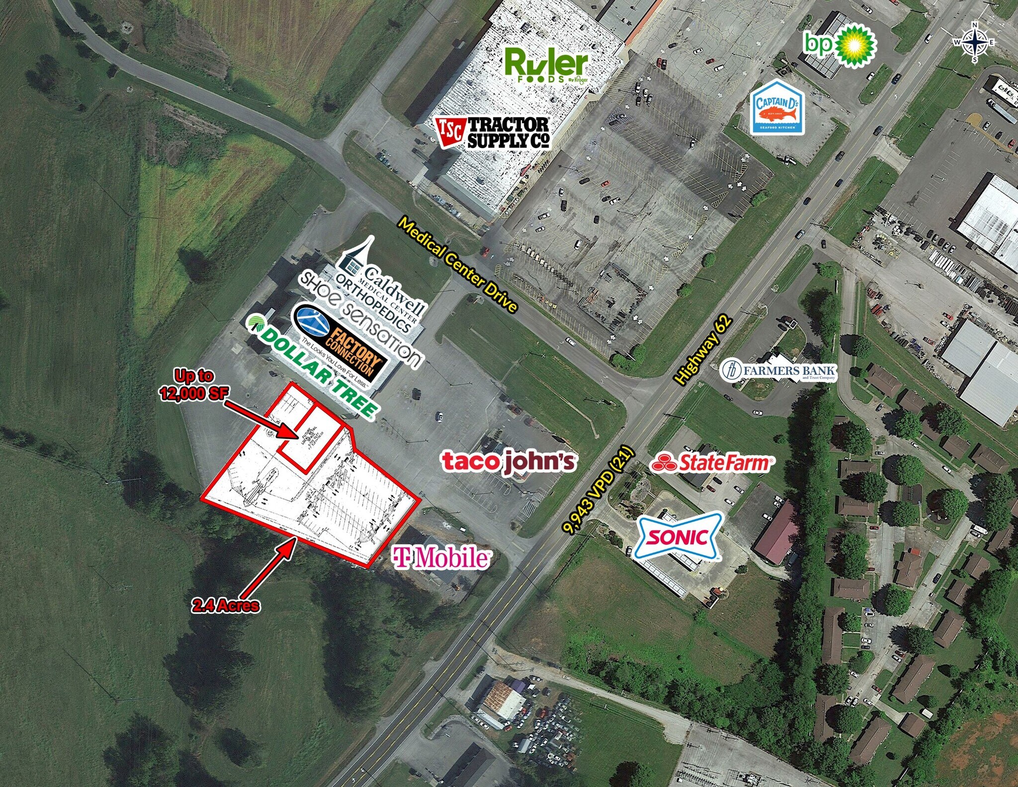 550 W US 62 Hwy, Princeton, KY for Rent