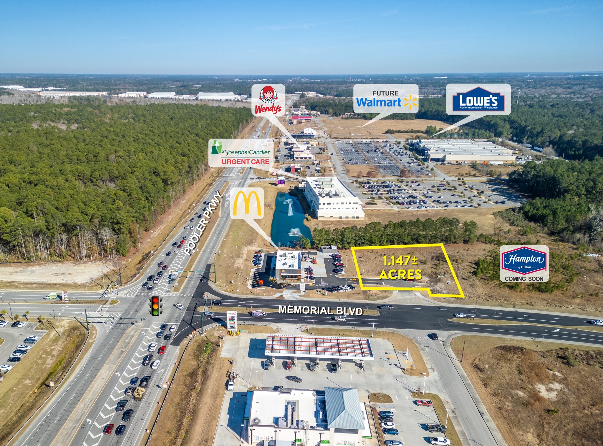 0 Memorial Boulevard, Pooler, GA for Sale