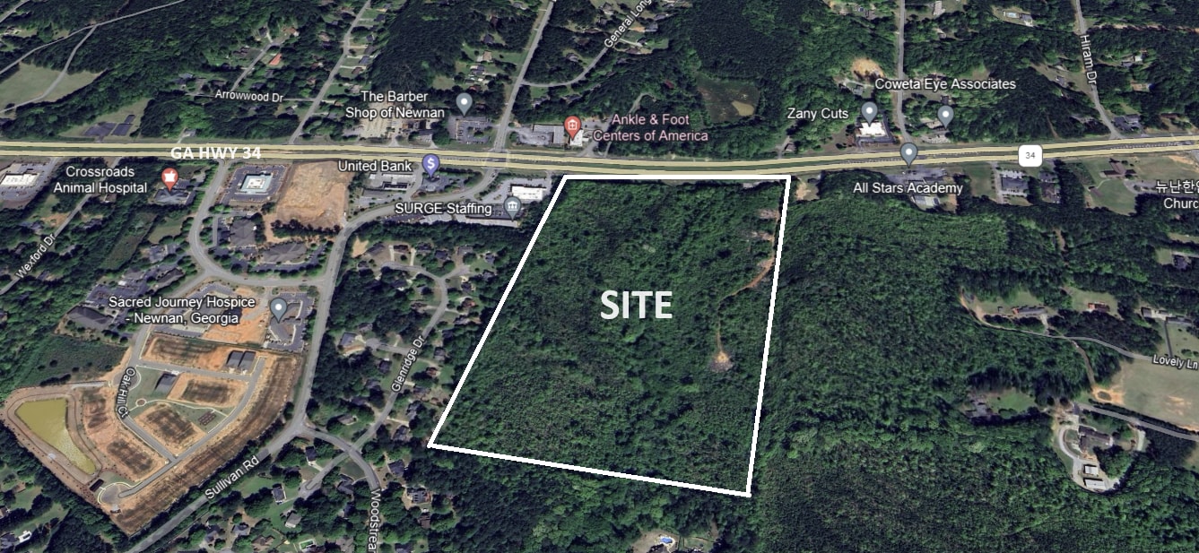 Highway 34 E @ Sullivan Road, Newnan, GA for Sale