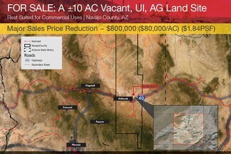 Hereford, AZ Commercial Land - ±10 AC Vacant Land Navajo County, AZ Hereford, AZ Commercial Land - ±10 AC Vacant Land Navajo County, AZ