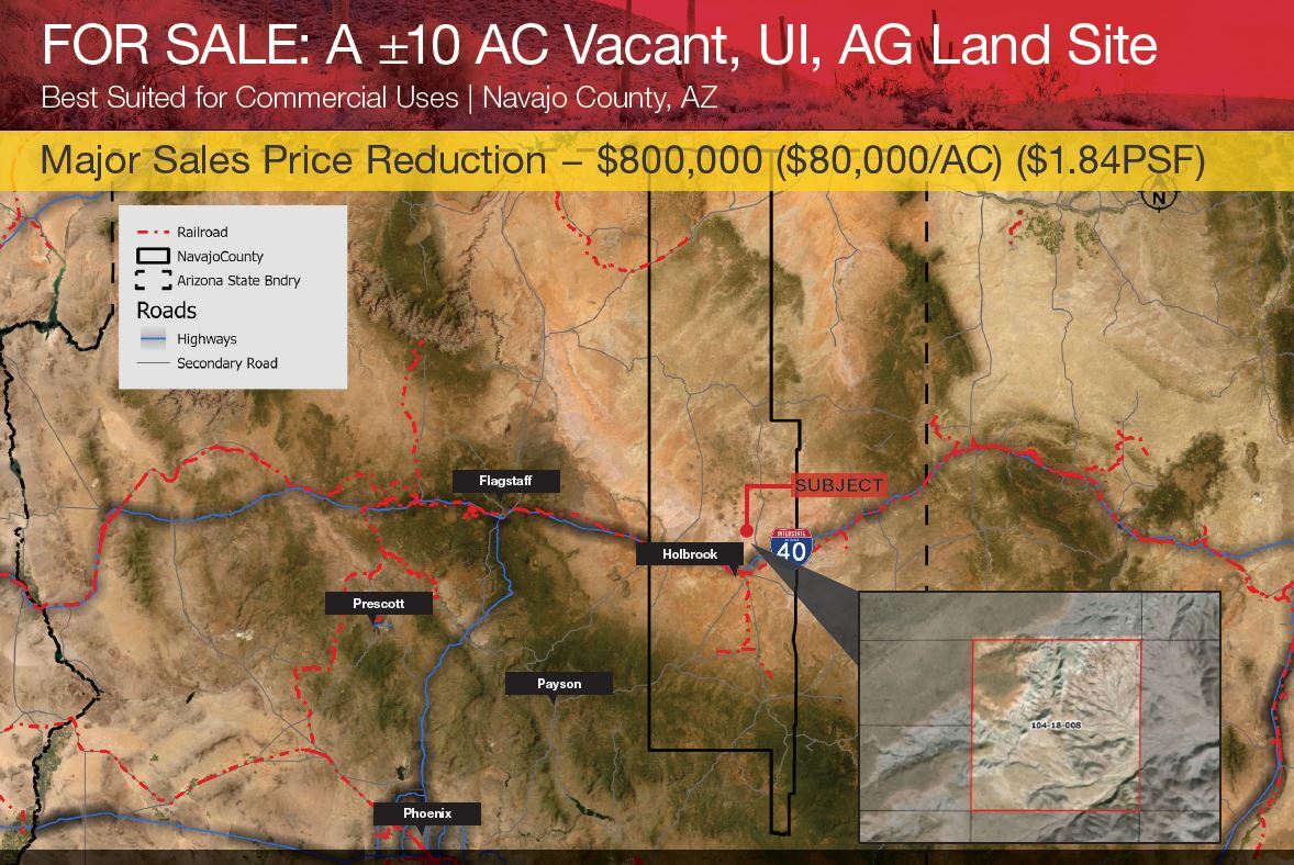 ±10 AC Vacant Land Navajo County, AZ, Hereford, AZ for Sale