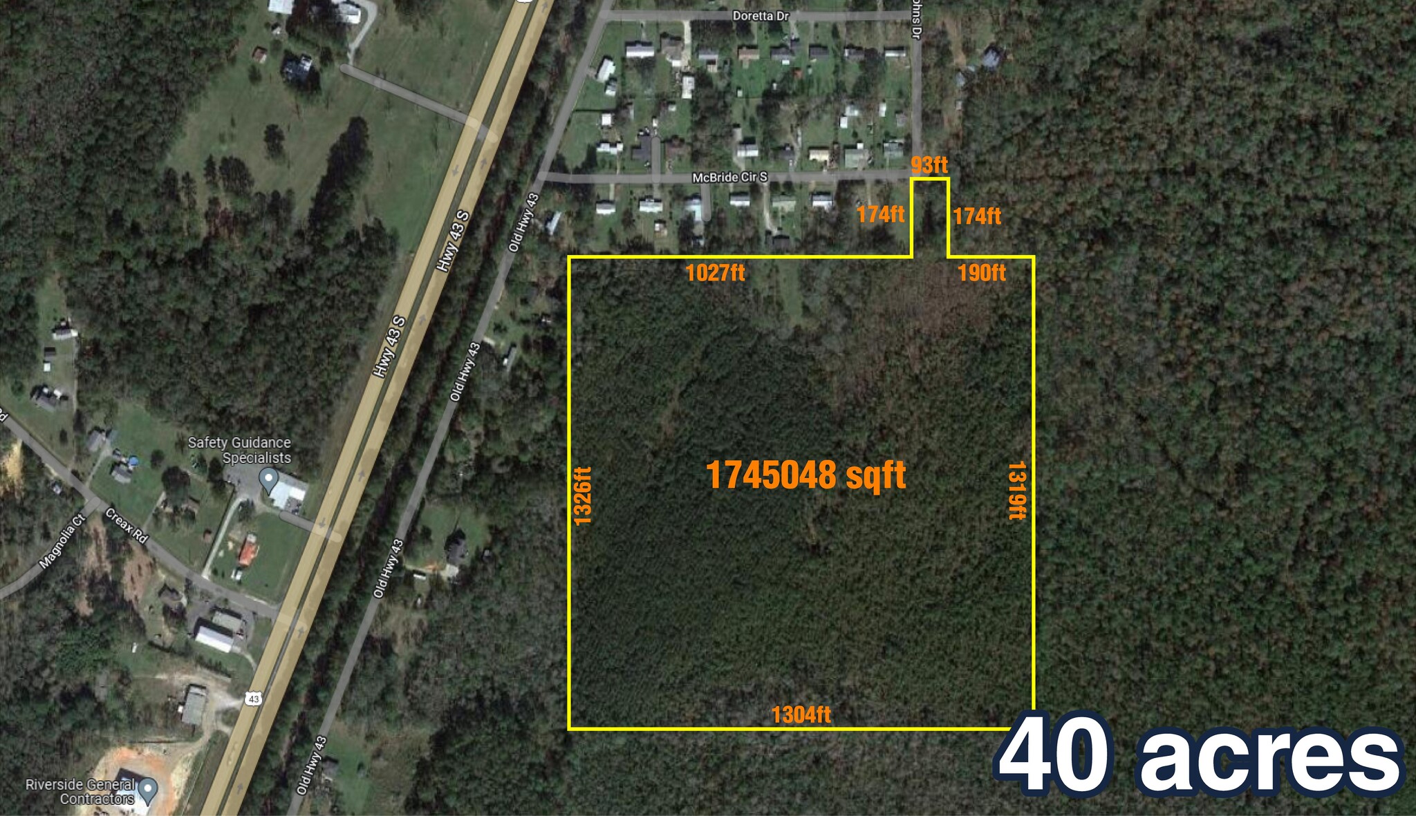 0 McBride Cir. S., Axis, AL for Sale