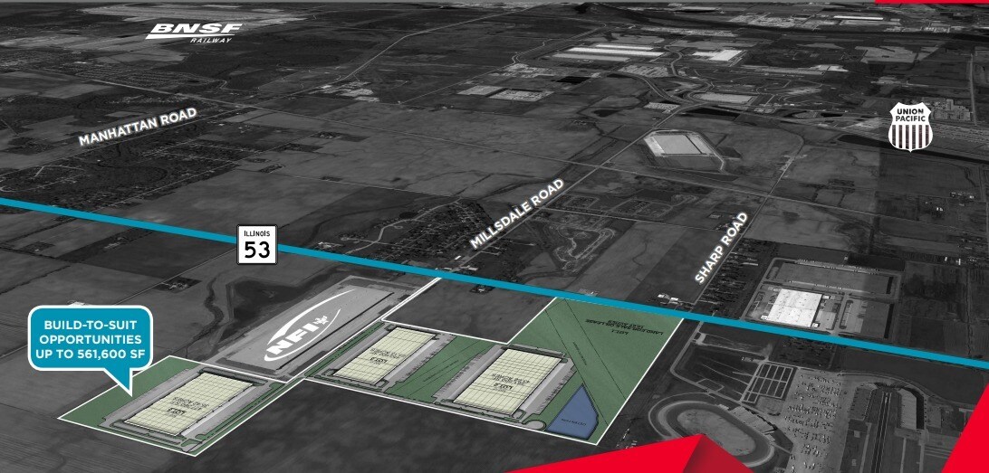 Millsdale Rd & Route 53, Joliet, IL for Sale