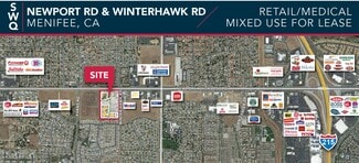 Menifee, CA Commercial Land - Newport Rd & Winter Hawk Rd