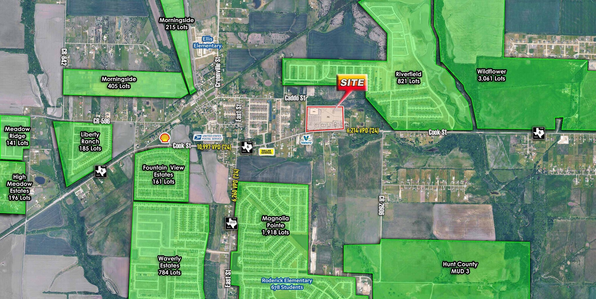 NEC Cook St & Caddo St, Josephine, TX for Sale