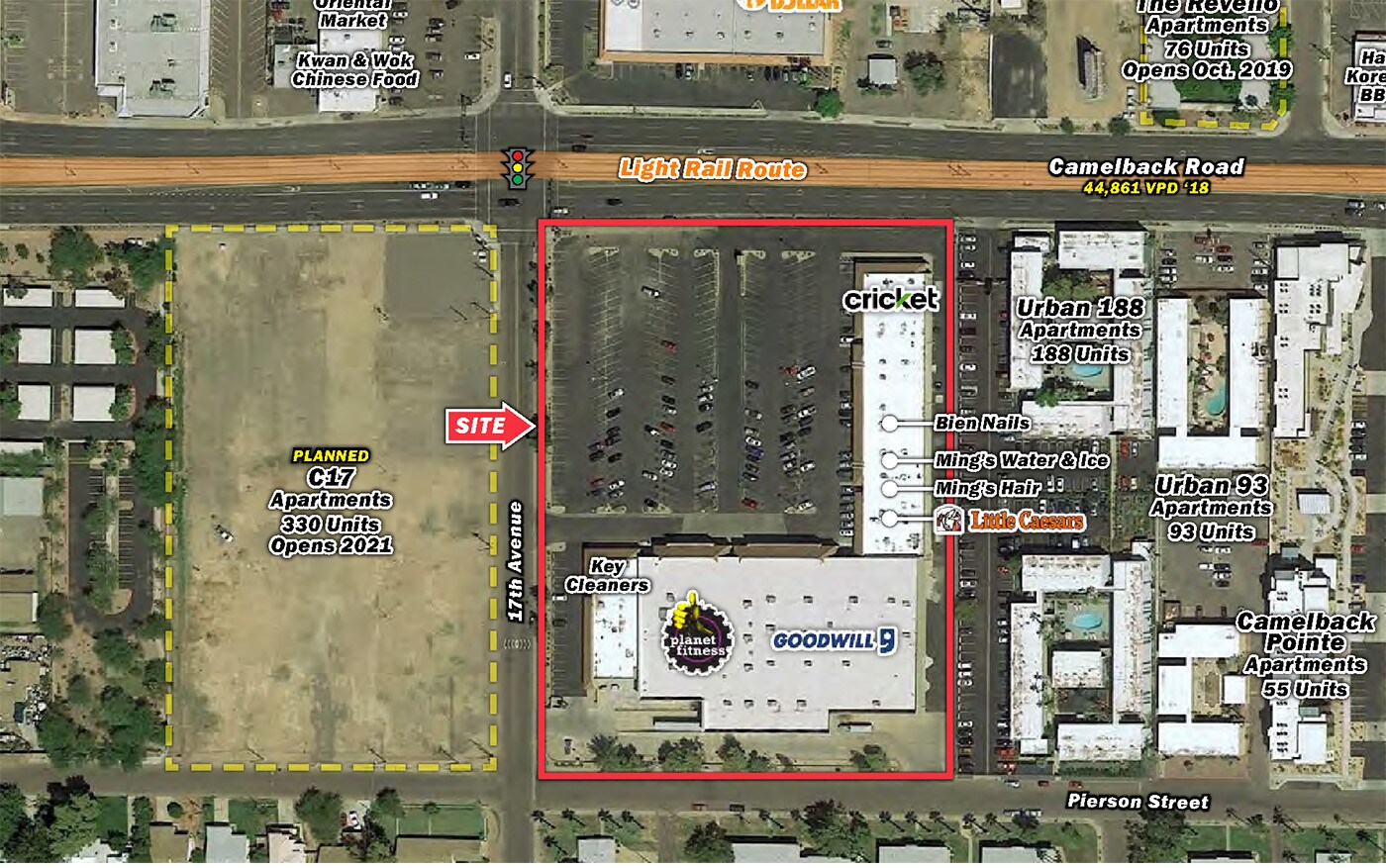 SEC Camelback Rd & 17th Ave, Phoenix, AZ for Rent