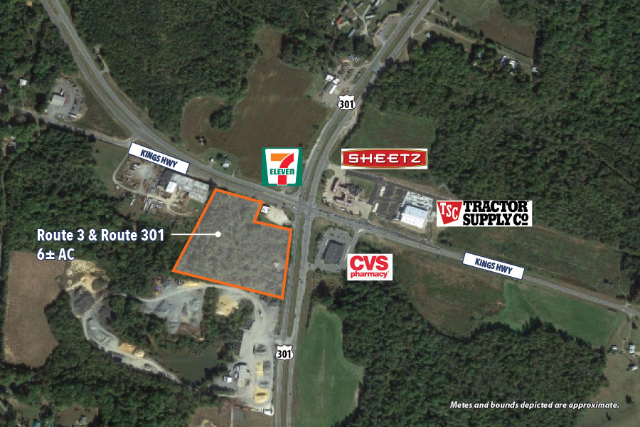 Rt 3 And Rt 301, King George, VA for Sale