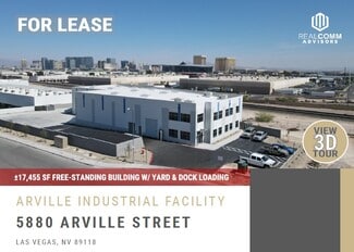Las Vegas, NV Industrial - 5880 Arville Street St