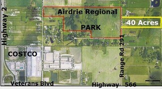 Airdrie, AB Commercial Land - 272210 Rge Rd 291 NE
