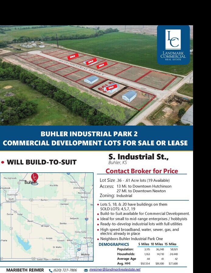 0000 S Industrial St, Buhler, KS for Rent