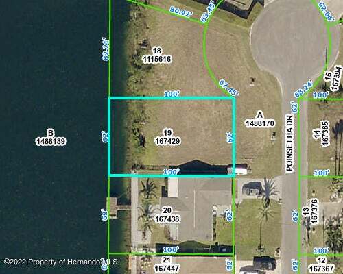 0 Poinsetta, Hernando Beach, FL for Sale