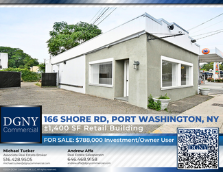 Port Washington, NY Storefront Retail/Office - 166 Shore Rd